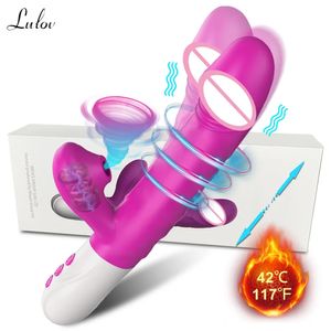 Vibrators Sucking Dildo Thrusting Vibrator with Female Masturbation Clit Sucker Clitoris Vacuum Stimulator Adult Goods Sex Toys for Women 231018
