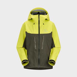 Arcterys Hardshell Jacket Zeta Sl Men's Outdoor Sports Clothing Alpha Gore-tex Waterproof Women's Charge Coat Tatsu/sprint/green/racing Green