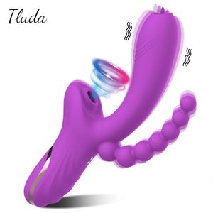 Vibrators 3 in 1 Clitoral Sucking Vibrator Female For Women Clit Clitoris Sucker Vacuum Stimulator Dildo Sex Toys Goods for Adults 18 231018