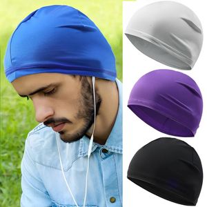 Czapki rowerowe Maski Szybka sucha czapka rowerowa Hełm anty-UV Anti-Sweat Sport Hat Motorcycle Rower Rower Rower Cycling Hat Unisex Wewnętrzna czapka Nowa 231019