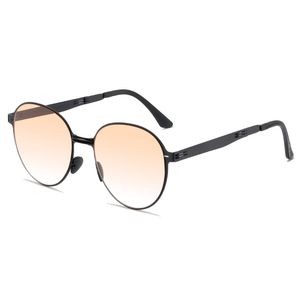 Neue tragbare Faltsonnenbrille für Damen, modische Sonnenschutzbrille, INS Advanced Women's Grading Designer-Sonnenbrille