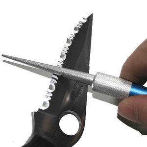 Sharpeners Professional Sharpening Diamond Mti-Purpose Pen Shaped Knife Sharpener Grindstone Fishing Hook In Home Garden Kitchen, Dini Dhadb