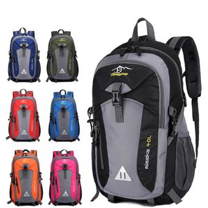 Zaino 40L Zaini da viaggio impermeabili in nylon Zaino da campeggio Zaino da trekking Borsa da trekking Borsa da scuola per sport all'aria aperta Zaino da uomo Zaino da donna 231018