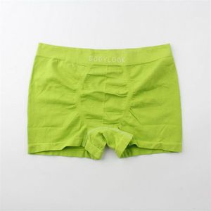 M L XL male Mid-Rise Lycra seamless boyshort Men's panties underwear men boxer shorts mix color232J