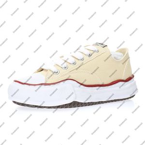 Maison Mihara Yasuhiro Peterson Canvas Buty do męskiej młęce męskiej platforma designerska platforma butów sneakers damskie platformy damskie Chunky in Cream