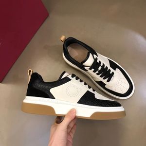 2023高品質のデザイナーGancini Men Curagy Shoes Luxury Brand Mens Leather Lovber Low Leishoure Shoe Embroidered Pattermest Sneakers Eur 38-45 01