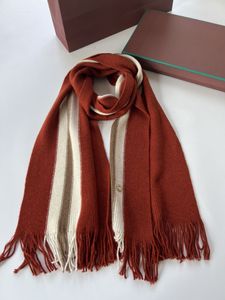 Stilista Lora * bianca Scialle sciarpa a righe 180 * 30 cm Elegante Donna Uomo Lana Cashmere Sciarpe Pashmina Tocco morbido Involucri caldi Autunno Autunno Inverno Scialli lunghi