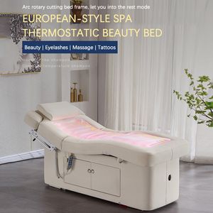 Letto per salone di bellezza di lusso Letto ad acqua Massaggio Cosmetico Letto per spa viso Massaggio regolabile Spa elettrico Trattamento di bellezza Letto con riscaldamento a temperatura costante