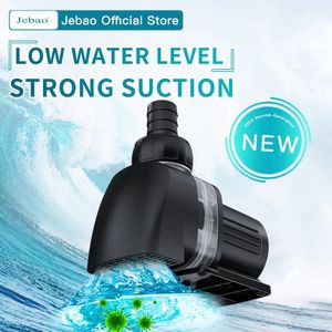 Luftpumpar tillbehör Jebao Water Pump Ultraquiet DC 12V Submersible Fountain Filter Fish Pond Aquarium Bottom Suction 230819