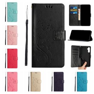 Flor borboleta flip carteira casos para samsung a15 5g a05 a05s google pixel 8 pro huawei honor 90 lite p60 one plus nord ce2 ce3 capas de couro slot para cartão bolsa de suporte de identificação