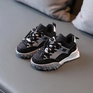 Flat shoes Autumn Baby Girls Boys Casual Shoe Soft Bottom Non-slip Breathable Outdoor Fashion for Kids Sneakers Children Sports Shoes 231019