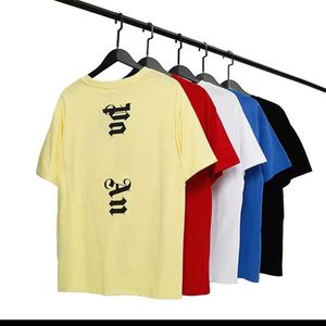 Mens T Shirt Tasarımcı Mektubu Baskı Tasarımcıları Kısa Kollu Gündelik Yaz Nefes Alabilir Giysiler Erkek Bayanlar Premium Giysiler Çift T-S281Q