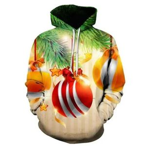 Men's Hoodies Sweatshirts 2024 Christmas Tree Present Hoodies Men's Autumn Winter 3D Printing Anime Oversized Casual Clothing Long-sleeve Tops StreetwearL231020