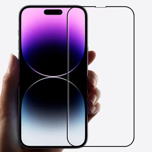 Displayschutzfolie für iPhone 15 Pro Max 14 Plus 13 Mini 12 11 XS XR X 8 7 SE, 9H gehärtetes Glas, vollständige Abdeckung, gebogene, kratzfeste Filmschutzfolie