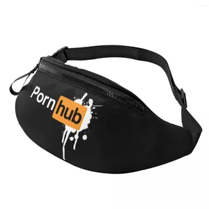 Поясные сумки Pornhubs Fanny Pack для женщин и мужчин, сумка через плечо на заказ для путешествий, сумка для денег на телефоне