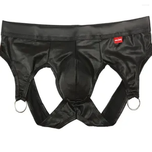 Underpants Mens Hollow Out Sexy Lingerie Elasticity Slips Pouch Underwear Jock Strap Jockstraps Low Waist Panties