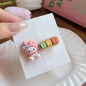 Kawaii Kids Copricapo Clip Cinnamoroll Kuromi My Melody Cartoon Duckbill Clip Semplici accessori per capelli Ragazza Forcine Barrettes Regali 2838