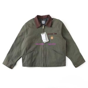 Felpe con cappuccio da uomo Felpe 23ss Carhart Designer Uomo Giacche zip spessa Detroit American abiti da lavoro giacca in cotone carhart uomo donna coppia felpa con cappuccio