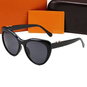 18JJ54 Modedesigner-Sonnenbrille für Damen, Cateye-Brille, Herren-Sonnenbrille, Damen, schwarze dunkle Gläser, Retro-Brille, Herrenmode, rosa Brille mit Box