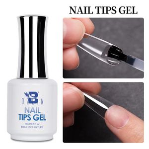 Nail Polish BOZLIN 15ML Tips Glue Gel For Falses Fast Extension 3 IN 1 Function Nails Art Transparent Soak Off UV 231020
