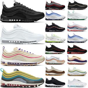 OG 97 97S MĘŻCZYZN BUTY KOBIET BUTY MENS Platforma Sean Wotherspoon Triple Black White Hoded Niepokonane damskie trenerzy sportowe trampki 36-45 EUR