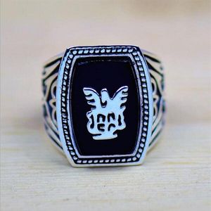Punk Vintage Fashion Jewelry 18K White Gold Filled New version of Vampire Diaries Jeremy Men Wedding Band Ring For Lovers' Gi207S