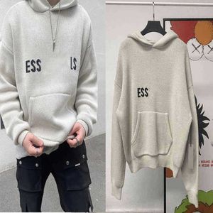 Essentialshirts hoodie turtleneck hoppare lösa tröjor casual stickor hoody lat stil för män kvinnor huva lätt essent oss uk essentialh 67bh