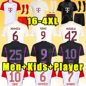 3xl 4xl de Ligt Soccer Jerseys 23 24 Mane Sane Hernandez Bayern München Gnabry Goretzka Muller Davies Kimmich Football Shirt 2023 2024 Fans Player Version Men Kids