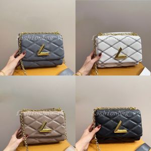 Designer Bag Women Fashion Teist Bags GO-14 Diamond Chain Handbag Luxury Ladies Quilted Thread Crossbody Bag Crossbody Chain Bag