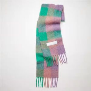 TASSEL DESIGNER SCARF AC CASHMERE Luxury Scarf Plaid Autumn Winter Fashion Stay Warm Warme Warm