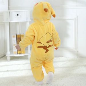 Rompers baby Rompers Baby Girl Clothes Kigurumi Kids Onesie Cosplay Costume Born Boy Pyjama Flannel Warm Soft Jumpsuit 0-24m 231020