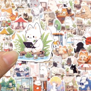 50 PCS A Day for Little Animals Graffiti Stickers For Skateboard Car Fridge Helmet Ipad Bicycle Phone Motorcycle PS4 Book Pvc DIY Decals Toys Decor
