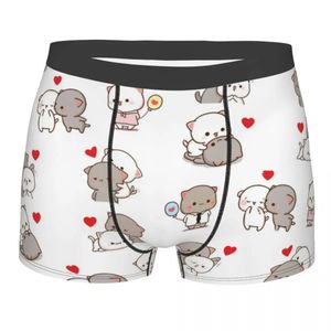 Underpants Men Boxer Shorts Panties Mochi Peach And Goma Cat Polyester Underwear Male Sexy SXXL 231019