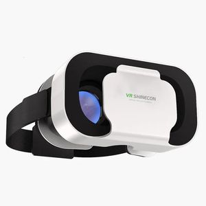 VRAR Accessorise 3D SHINECON G05A VR Headset Óculos inteligentes montados na cabeça de realidade virtual Óculos VR ajustáveis para smartphones Android de 4,7-6 polegadas 231020