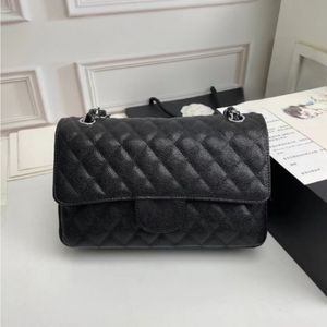 Umhängetasche, Umhängetasche, Kettentaschen, Designer-Handtasche, CF 1:1 Spiegelqualität, Damen-CC-Tasche, klassische Flip-Tasche, Kaviar-Tasche, Diamant-Grain-Leder, große Kapazität, Klappentasche