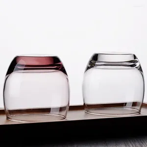 Bicchieri da vino Tazza di vetro da 320 ml Articoli e bevande per la casa Creativo semplice di lusso Collutorio Speciale Spazzolino trasparente Risciacquo Botella De Agua