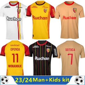 23/24 RC Lens Sainte Barbe Soccer Jersey Openda Buksa Kakuta Sotoca fofana da costa maillot de foot medina oreba gradit Frankowski 2023/2024 Medina football قمصان