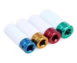 High Quality 17mm 19mm 21mm 22mm Colorful Tire Protection Sleeve Wall Deep Impact Nut Socket Alloy Wheel Pneumatic Wrench Screw Sl5566788