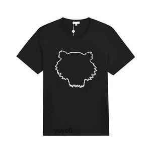 여성 디자이너 티셔츠 kenzo mens tshirt 여름 스트리트웨어 짧은 소매 호랑이 머리 자수 편지 느슨한 티 트렌드 10 mrad