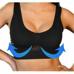 Yoga Outfit Seamless Sports Bra Women Push Up Sport Top For Fitness U Back Padded Bras Vest Shockproof Running Gym Workout