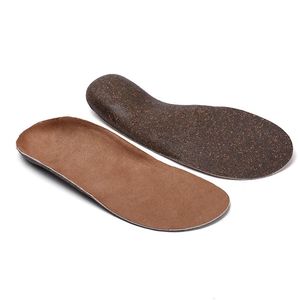 Sko delar tillbehör ortopediska insulor för skor Kvinnor män ensamma fotbågar stöd korrigerare Steunzolen Cork Ortics Insole Shoe Pad Inserts 231019