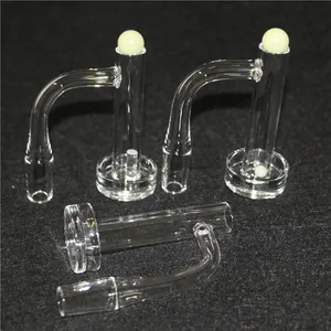 Torre di controllo Terp Slurper Quartz Banger Fumatori Bordo smussato Chiodi al quarzo senza soluzione di continuità con colonne di quarzo rubino in marmo di vetro per tubi Dab Rigs