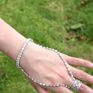 Brincos de colar Conjunto de moda Exclusiva Bracelets de casamento de zircônia cúbica e jóias de anel Dubai para mulher para mulher N-290