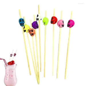 Forks Picks Cocktail Skewers Portable Toothpicks Party Supplies Fruit Decorative For Sandwich