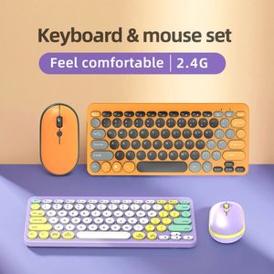 Keyboard Mouse Combos Bluetooth Wireless Mini and Combo 1200 DPI for Windows Android Laptop IOS Tablet Thin Slim Standard Ergonomic Set 231019