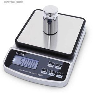 Łazienka Scale kuchenne narzędzia do pomiaru kuchni Skala elektroniczna 15/10/5/3 kg Maksymalna waga USB Ładowanie inteligentne cyfrowe wyświetlacz Skala precyzyjna Q231020