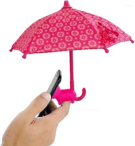 Regenschirme Handyhalter Regenschirm Sonnenschirm Flexibler wasserdichter Schatten Fahrrad Tragbarer Mini-Sonnenschirm