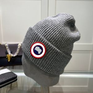 Halsduk present modedesigner gås hatt vinter beanie varm stickad öronskydd avslappnad temperament kall mössa skidkapslar