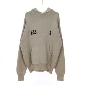 Quality Essentialshirt Hoodie Sweater Pullover Essent Long Sleeve Knitted Mens Women Fashion Letter Print Essentialhoodie s m l xl Ohb2