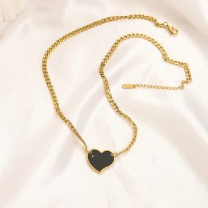 Luxuriöse Designer-Halsketten mit Buchstaben-Anhänger, 18 Karat vergoldete Halskette für Frauen, Liebhaber, Geschenk, Schmuckzubehör